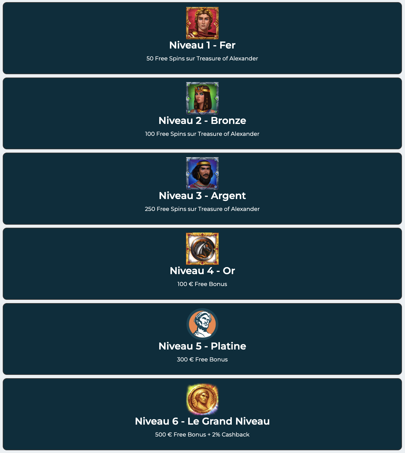 Bonus Alexander Casino